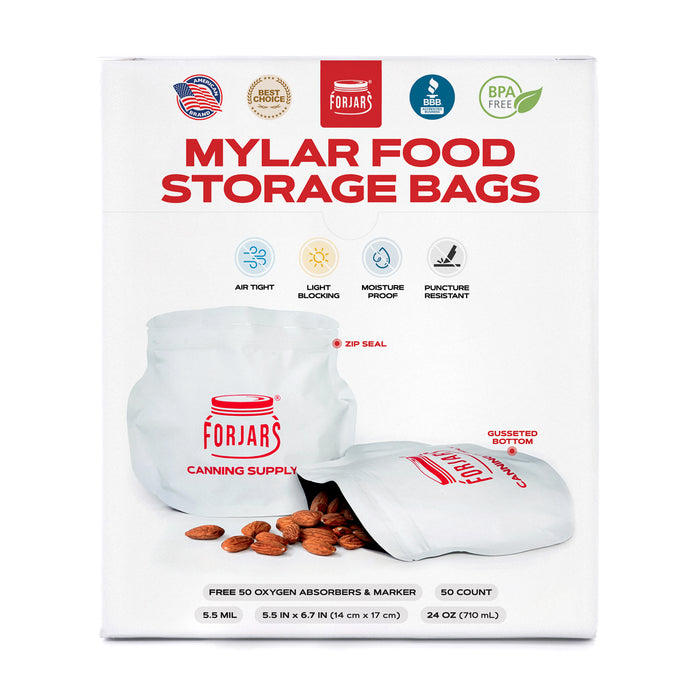 Forjars®  20 count 24oz Mylar Bags