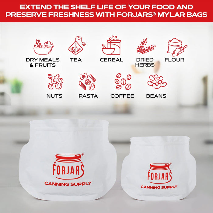 Forjars®  20 count 24oz Mylar Bags