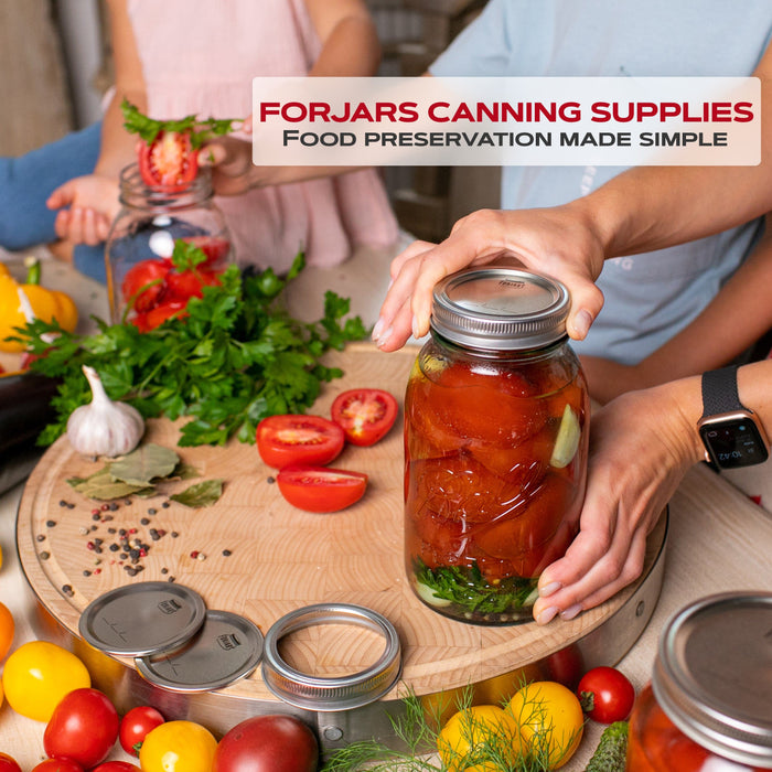 Forjars® - 24 Wide Mouth Canning Lids